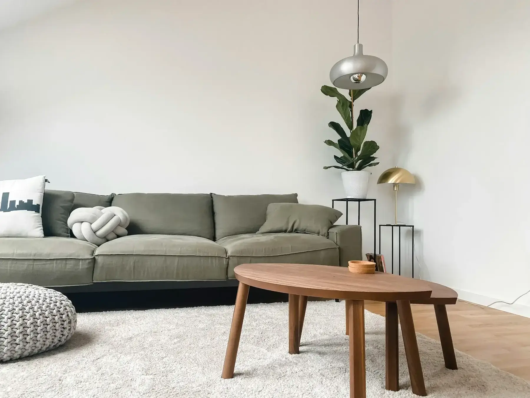 Furnished apartment ready for a guest stay